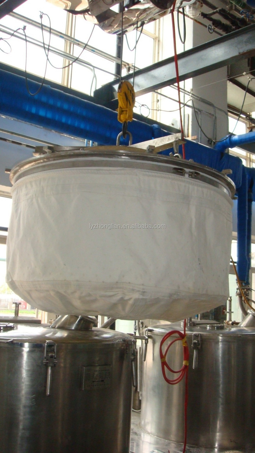 Flat Plate Structure Machinery Salt Fully Enclosed Basket Centrifuge Separator Solid Liquid Separation Filter Bag Centrifugte