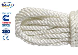 Quality Braided Pilot Rope 6-20mm Anti Static 7.5-65kN Breaking Load Standard Length 1000m wholesale