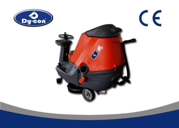 Cheap Outdoor Ride On Floor Scrubber Cleaning Machine Three Wheels Battery Powered for sale