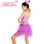Floral Printed Strechy Mesh Illusion Sweetheart Neckline Layers Tulle Skirt