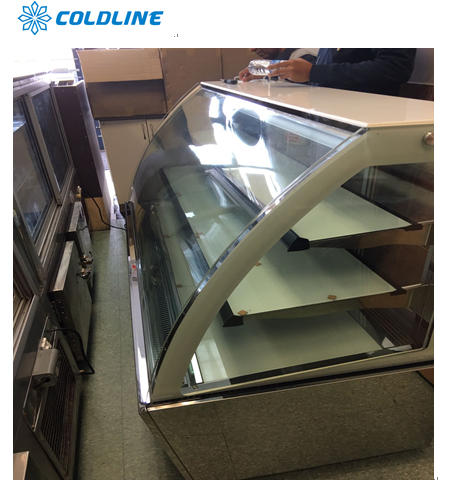 High quality cake display chiller pastry showcase fridge for bakery equipment with CE/ETL