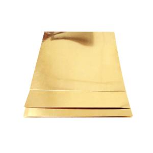 Quality High Purity 99.99% Copper Brass Plate H95 H90 H85 H80 H70 H68 H65 H63 600mm wholesale