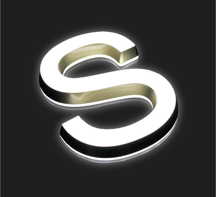 Customization Mini Letter 3d Acrylic Luminous Letter Energy Saving Pvc Light Letter