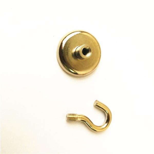 40kgs Force Strong Neodymium Holding Magnets Grade NdFeB Shape POT/CUP Magnet