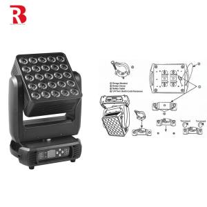 China RGBW Moving Head Stage Light 5*5 Matrix DMX Moving Head on sale