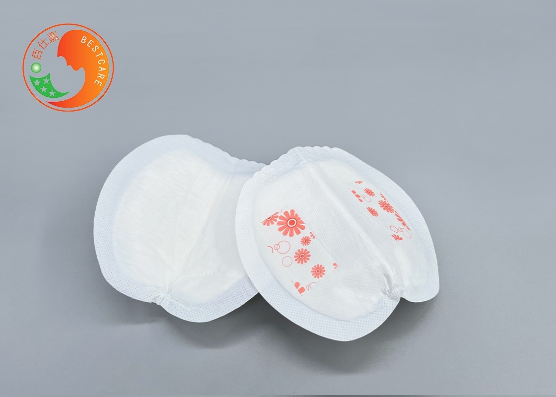 Excess Milk Disposable Breast Feeding Pads Eco Friendly Sticky Rubber Band