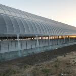 Agricultural Commercial Grass Greenhouse with Electrical or Water Heating System