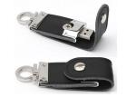 USB Factory supply Show Life Brand 8G 3.0 black color leather USB with