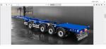 Manufactured 2 3 Axles 20 Container Chassis Skeleton Semi Trailer