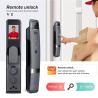 Buy cheap Smart Tuya Mobile Facial Fingerprint Password Card Key Door Lock Keyless Door from wholesalers