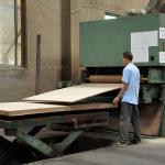 Hotel Panel Natural Okoume Crotch Special Splicing Wood Veneer 2745mm Lengthened