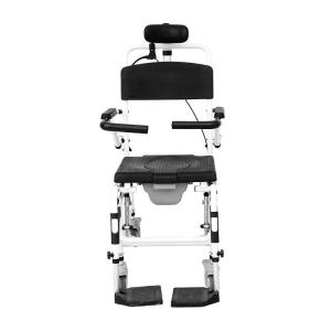 Quality Easy Mobility Manual Wheel Chair Aluminum Portable Shower Commode Chair wholesale