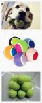 Eco-friendly rubber toy ball for pet playing