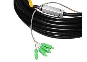 Quality 4 Core SC APC Outdoor Waterproof Fiber Optic Pigtail wholesale