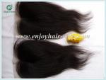 Lace top closure 4''x4'' ,malaysian virgin hair natural color straight 10''-24'