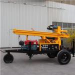 100m 120m 150m wheel tracto WATER WELL DRILLING RIG shallow water well drilling
