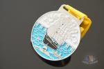 Dragon Boat And Swimming Metal Gold Award Medals For Art Gifts Customized Shape