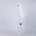 Custom Made Disposable Body Suit , Breathable Disposable Coveralls