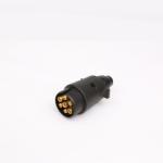 Waterproof European Trailer Connector 12v N Type 7 Pole Plug Black Color ISO1724