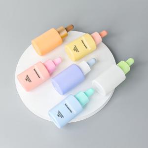 Quality 30ml 20ml Paint Color Essential Oil Dropper Bottles Glass Serum Bottles wholesale