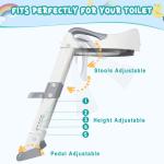 Luxury Toddler Potty Ladder Toilet Seat Ergonomic