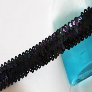 Quality 20KJ73 Fashion Metallic Lace 3cm Sequin Braid Trim wholesale