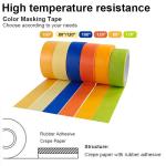 High Temperature Automotive Pre Painters Masking Tape For Car Painting Anti UV
