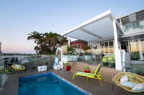 Industrial Outdoor Aluminium Pergola Waterproof Powder Coating Optional