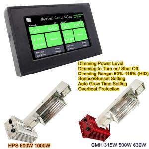 Quality Humidity Sensors 315W 0 10V Controller CMH HPS Indoor Plant Grow Lighting wholesale