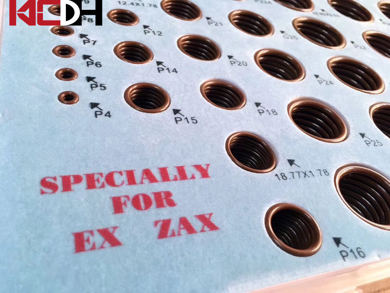 Excavator Valve Gasket Repair Box Hitachi ZAXIS O-ring High Temperature Rubber Sealing Ring Parts