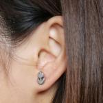 Wholesale cheap price stainless steel body jewelry flower stud earrings for