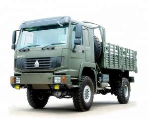 Quality EURO II 8-15 Ton 4x4 Cargo Truck , HW76 Cab Heavy Lorry Truck ZZ2167M5227 wholesale