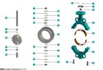Ductile Iron DI WCB Stainless Steel Ptfe pfa Split Body Butterfly Valve Wafer