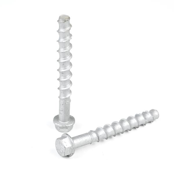 Durable Flange Hex Concrete Bolt Carbon Steel M12 125mm Hexagon Bolt Concrete