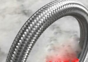 Quality UL 94 V Stainless Steel Braided Wire Sleeve Corrosion Resistance wholesale