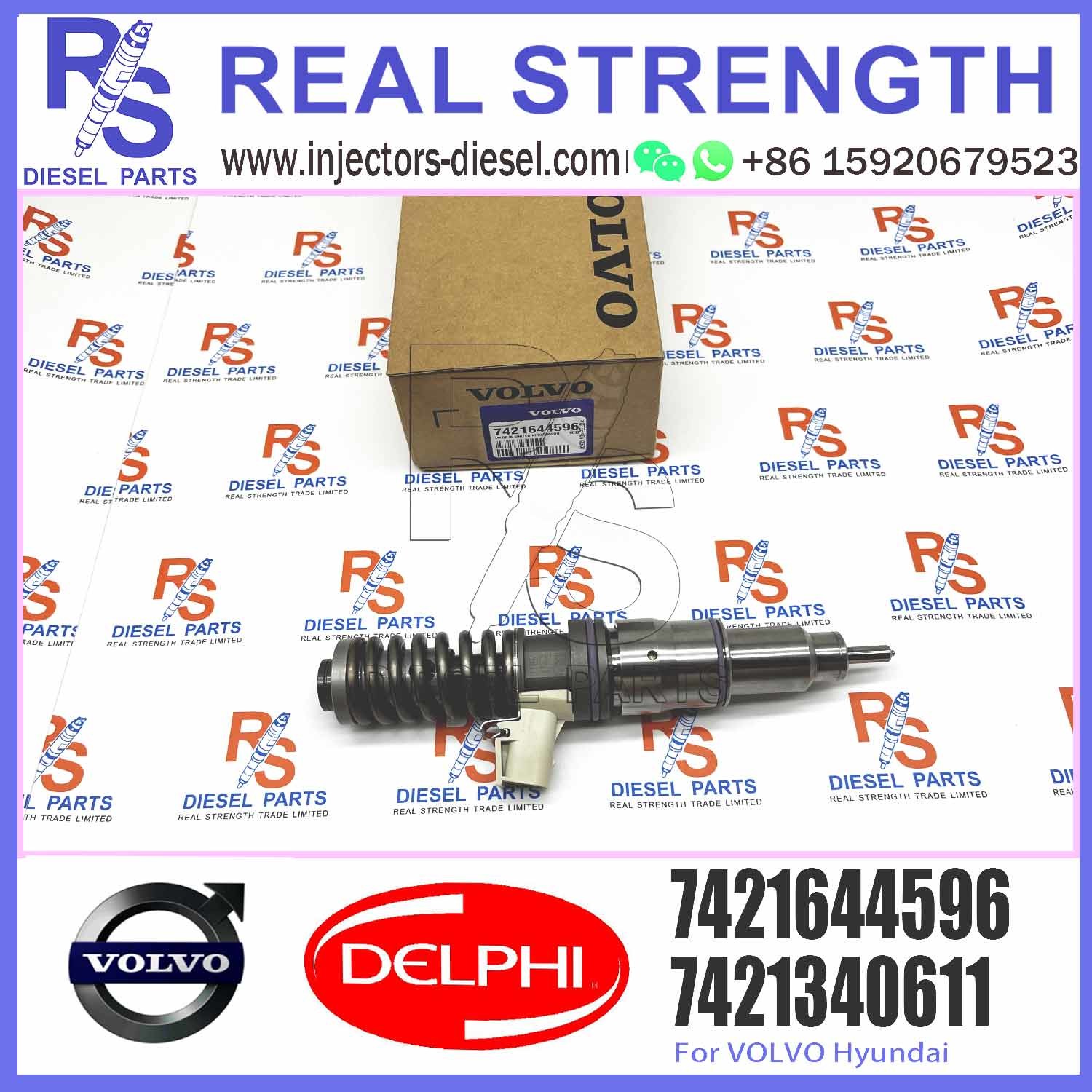 MD13 Diesel Engine Fuel Injector BEBE4K01001 For V-O-L-V Truck 21569200 RVI 7421569200 7421582094 7421644596