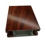5.0mm Wood Finish Aluminium Profiles For Building Materials