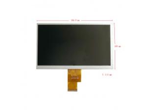 Quality 7 Inch Tft Lcd Display 1024×600 Resolution 1000c/d Sunlight Readable 40 Pins LVDS wholesale