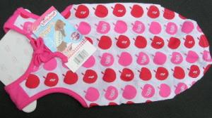 Quality printed pet vest 100% cotton wholesale
