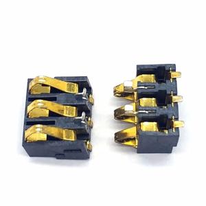 Quality OEM ODM 3 Pin Mobile Battery Connector 100 Megaohms Min Insulation Resistance wholesale