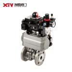 High Platform Flanged Floating Ball Valve 150LB with Durable Stainless Steel