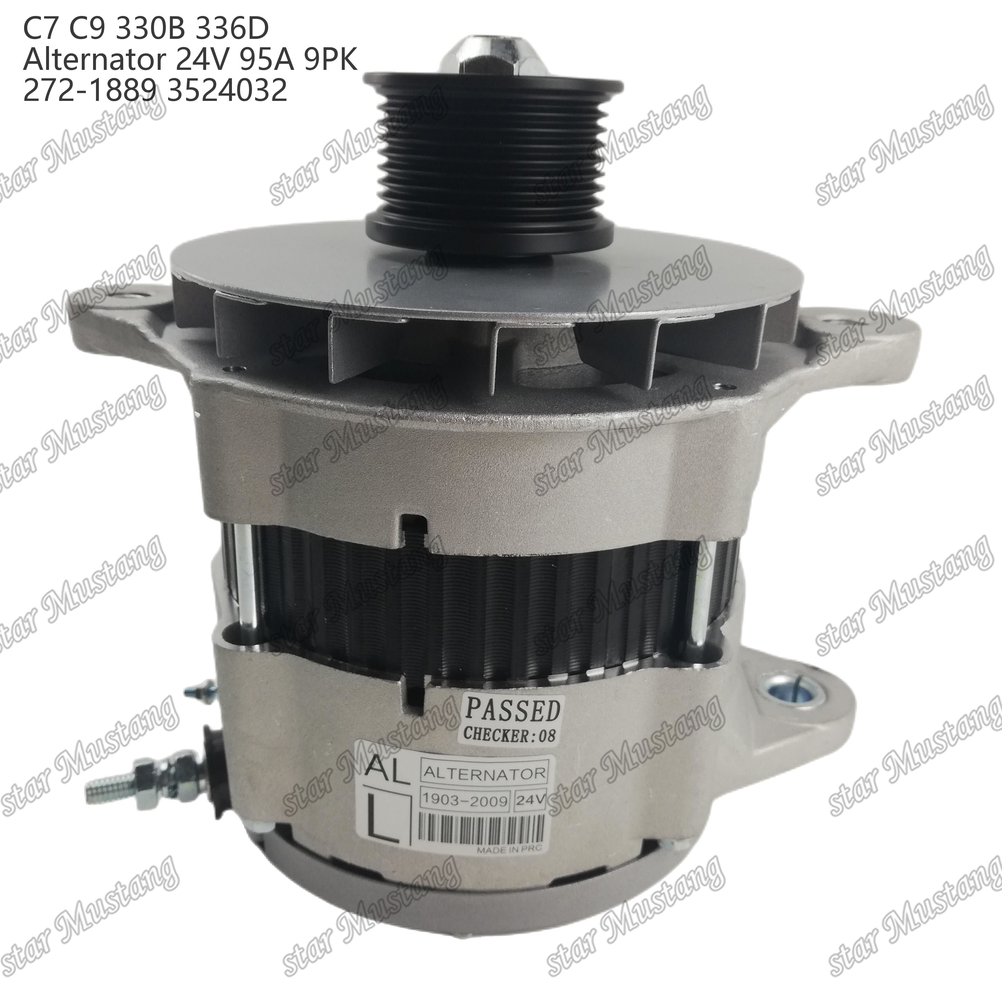 Alternator C7 C9 330B 336D 24V 95A 9PK 197-8820