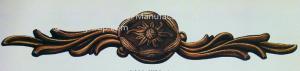 Quality Cabinet metal onlays L230mm*W28mm,zinc alloy,iron alloy,size &amp; finish can be OEM. wholesale