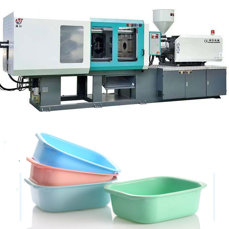6.5KW Heating Power Small Vertical Injection Molding Machine 3.5*1.5*1.8m Dimension for Precision Molding