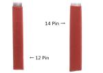 Flat Manual Tattoo Needles 12 14 Pins Microblading CE Certificate