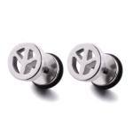 Wholesale fashion simple design small plane women ear stud earrings