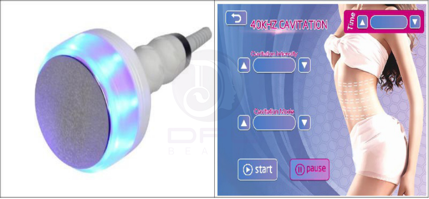 AS83 RF Vacuum Cavitation System , Ultrasonic Body Slimming Vacuum Machine
