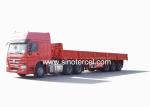 SGS BV Drop Side Semi Trailer 40000kg With Steel Floor And Checker Plate