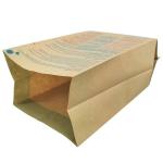 Food Grade Plain Kraft Paper Popcorn Bag 100Mic Greaseproof Sandwich Bags