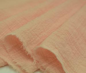 Quality Environmental 110GSM Muslin Blanket Fabric Orange Gauze Fabric wholesale